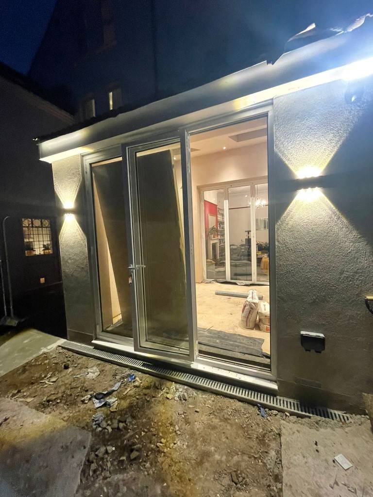 New build extension lighting