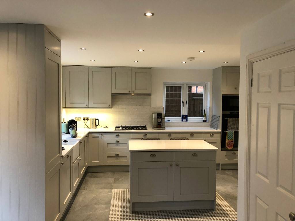 Kitchen downlight installation
