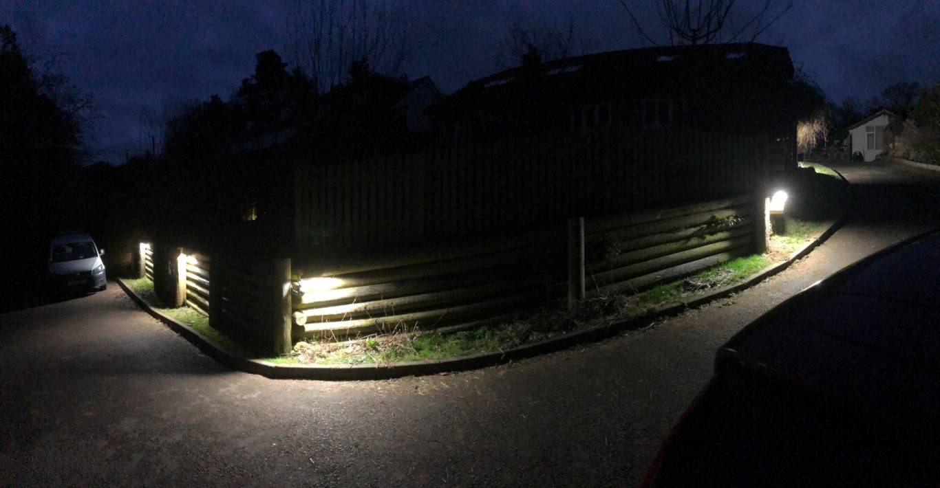 Outdoor security lighting