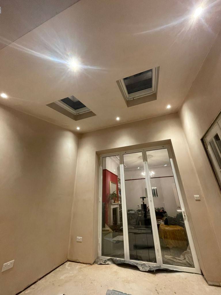Residential downlighting installation