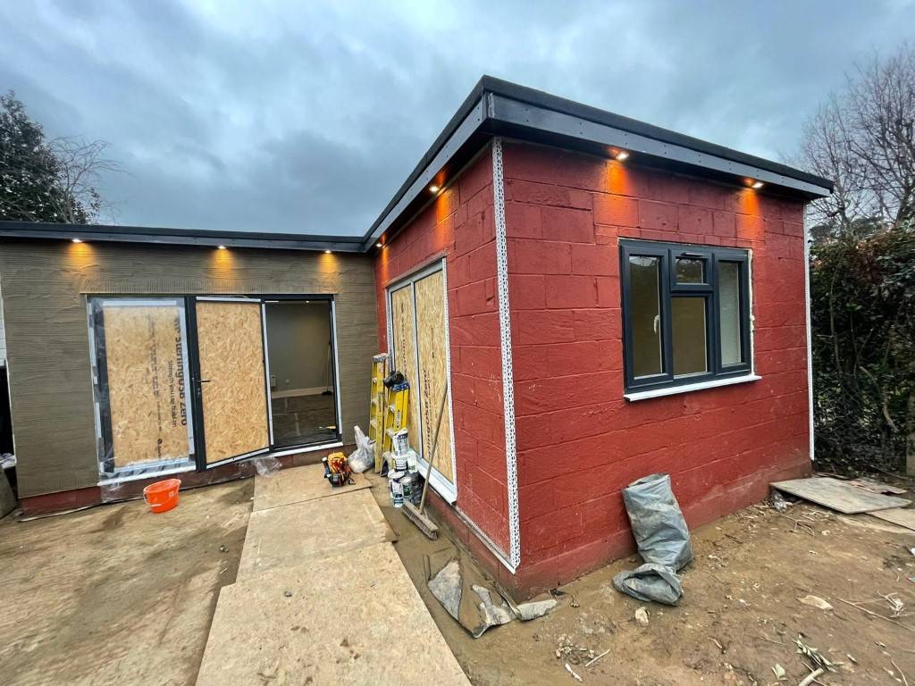 New build exterior lighting