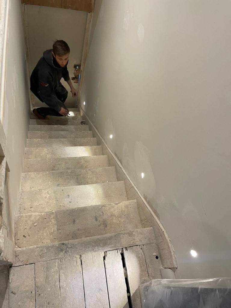 Residential staircase lighting