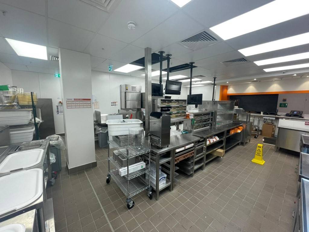 Commercial kitchen power installation