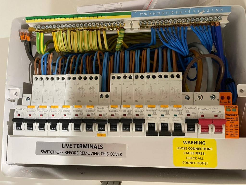 Home electrical work