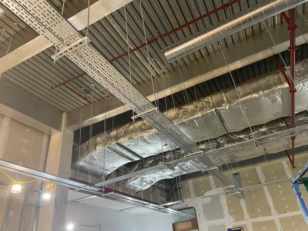 Commercial fire alarm cabling